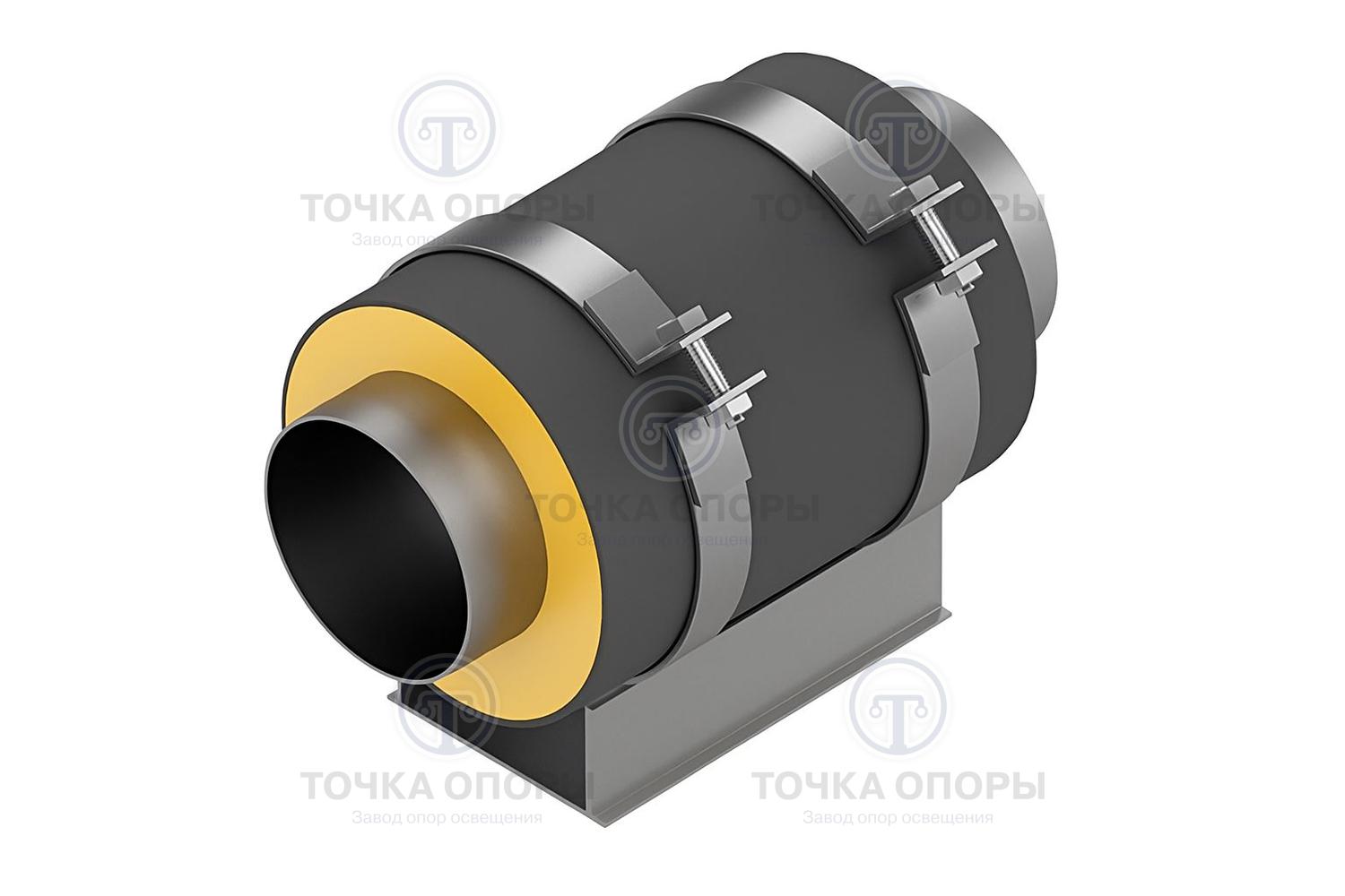Скользящая опора СПО 159/250.100 подкладная для труб в ППУ