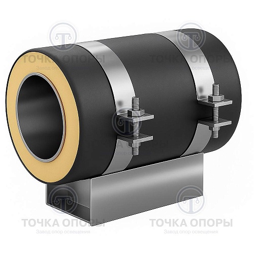 Скользящая опора СПОк 219/315.100 подкладная канальная для труб в ППУ