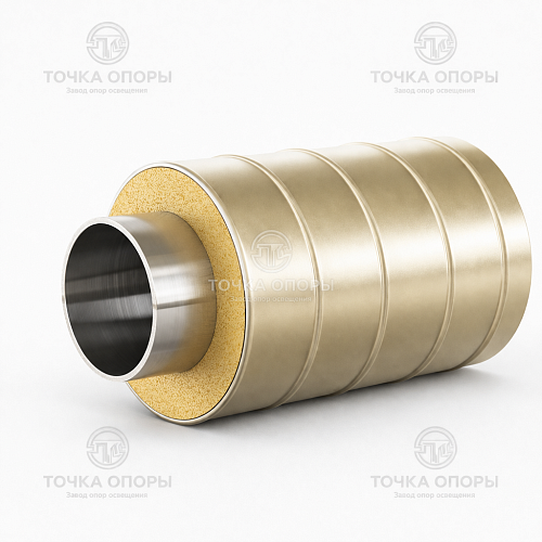 Труба ППУ стальная оболочка 160х76х3 мм ГОСТ 30732-2006